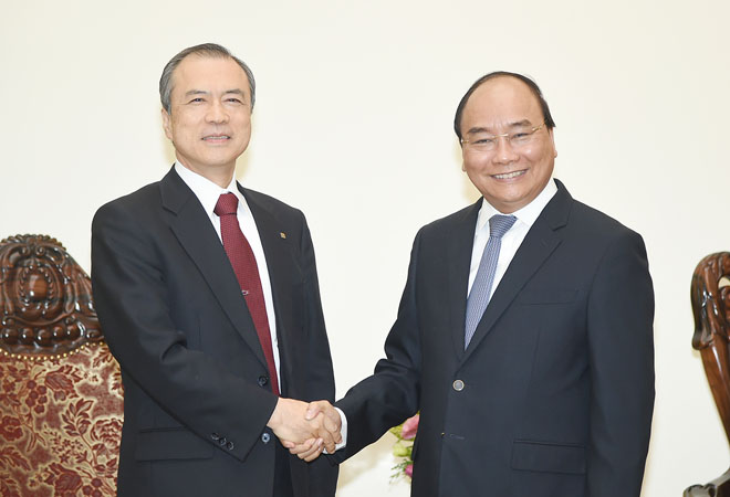Thủ tướng Chính phủ Nguyễn Xuân Phúc tiếp Tổng giám đốc Tokyo Gas