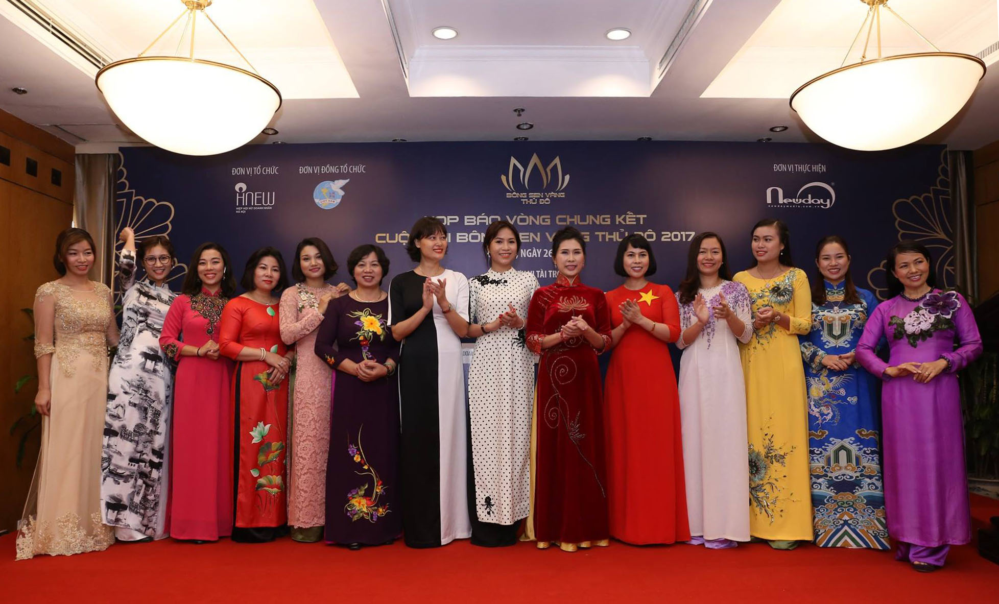 15 nữ doanh nhân lọt vào Vòng Chung kết cuộc thi Bông Sen Vàng Thủ đô 2017