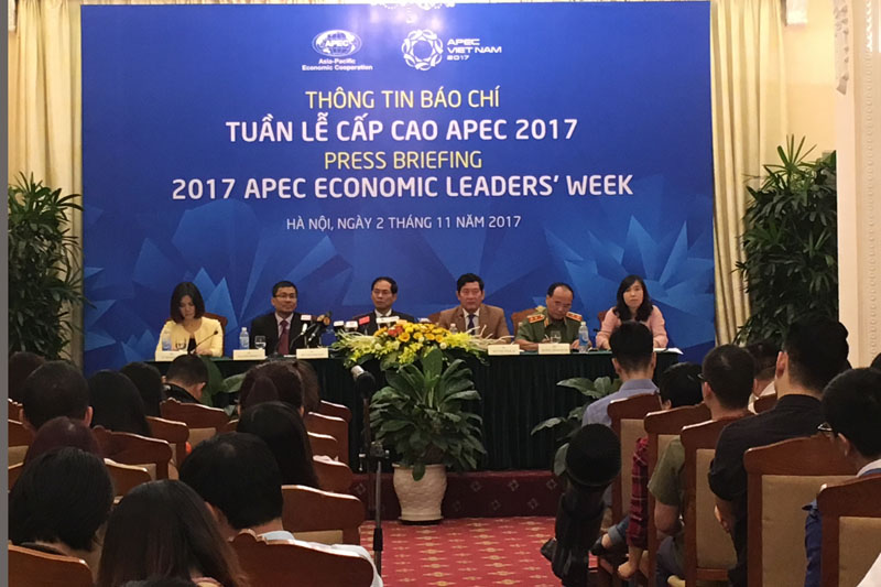 Họp báo về Tuần lễ cấp cao APEC 2017 ngày 2/11