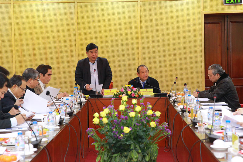 Bộ trưởng Nguyễn Chí Dũng phát biểu tại Hội nghị (Ảnh: Chí Cường)