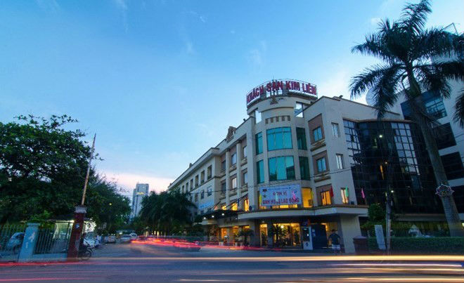Khách sạn Kim Liên nằm trên lô đất rộng 3,5 ha tại phố Đào Duy Anh, Hà Nội