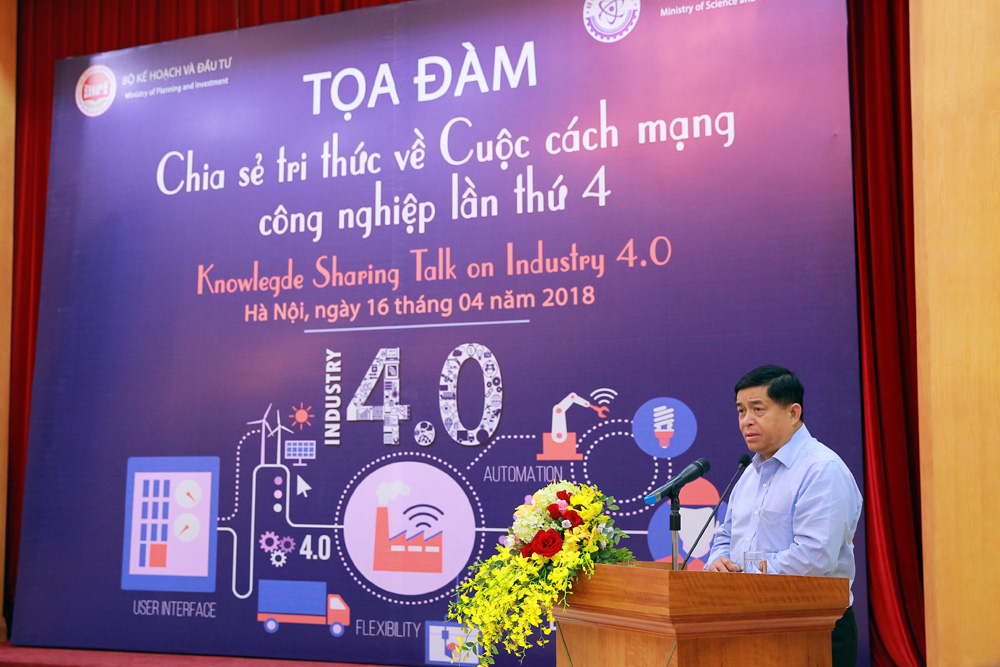 Bộ trưởng Nguyễn Chí Dũng đánh giá, cuộc Cách mạng công nghiệp 4.0 đang mang đến nhiều cơ hội cho Việt Nam