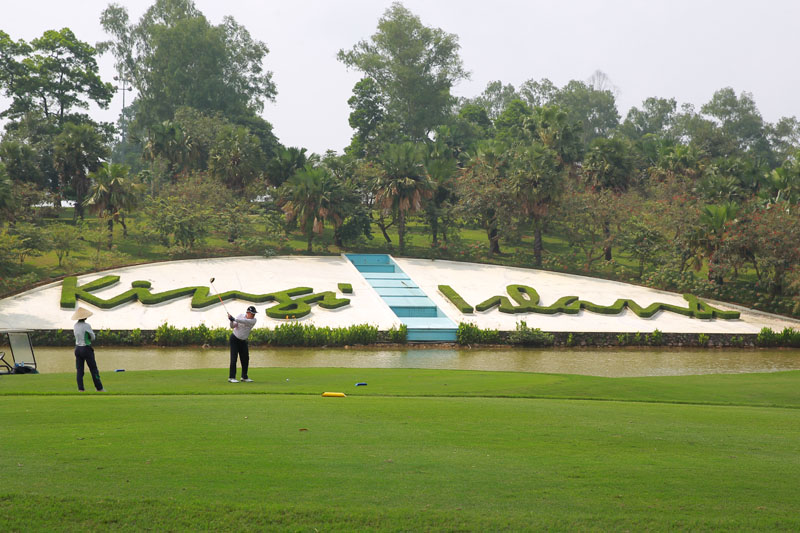 Giải đấu diễn ra tại sân Golf Kings Island, Đồng Mô (Ảnh: Chí Cường)