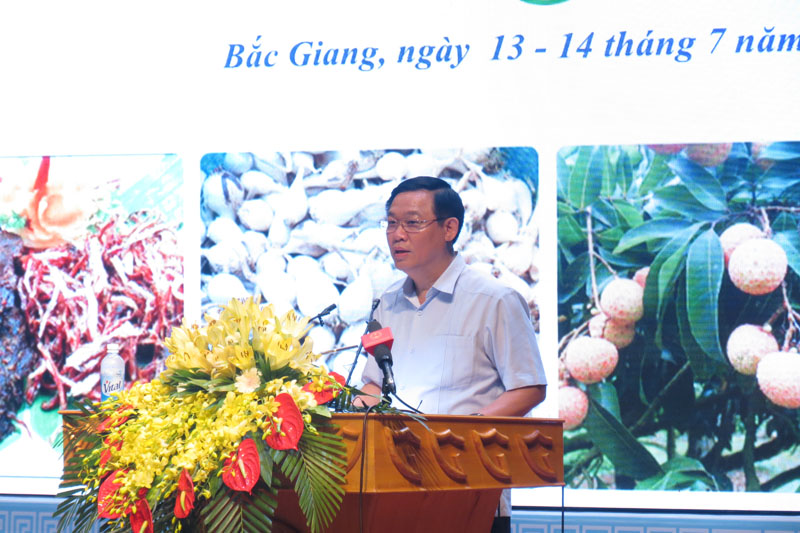 Phó Thủ tướng Vương Đình Huệ phát biểu chỉ đạo Hội nghị (Ảnh: Quang Hưng)