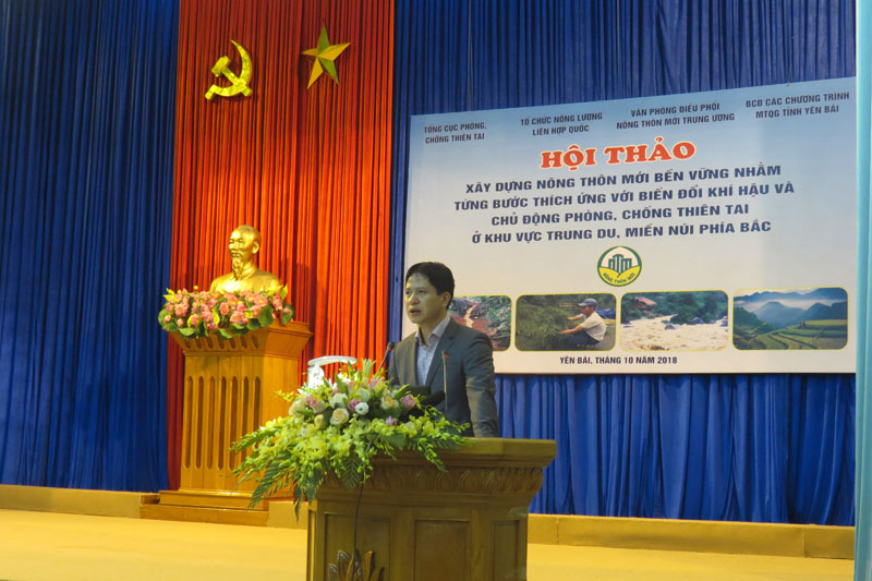 Ông Nguyễn Minh Tiến phát biểu tại Hội thảo