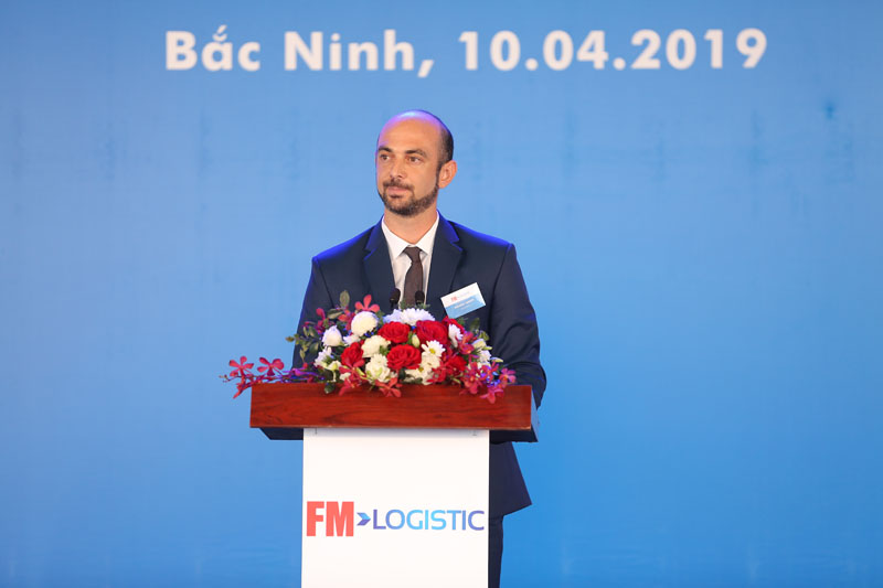 Ông Hamza Harti, CEO của FM Logistic Việt Nam khẳng định Dự án nhà kho tại Bắc Ninh là cam kết đầu tư tại Việt Nam của công ty