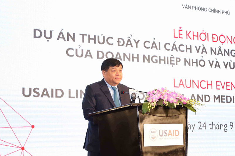 Bộ trưởng Nguyễn Chí Dũng đánh giá cao Dự án LinkSME