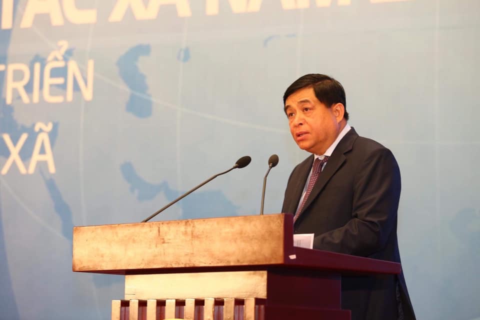 Bộ trưởng Nguyễn Chí Dũng phát biểu khai mạc Diễn đàn (Ảnh: Lê Tiên)