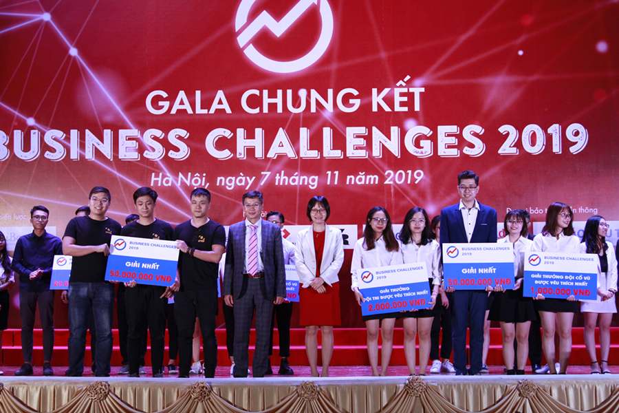 Hai đội giành Giải Nhất Business Challenges 2019