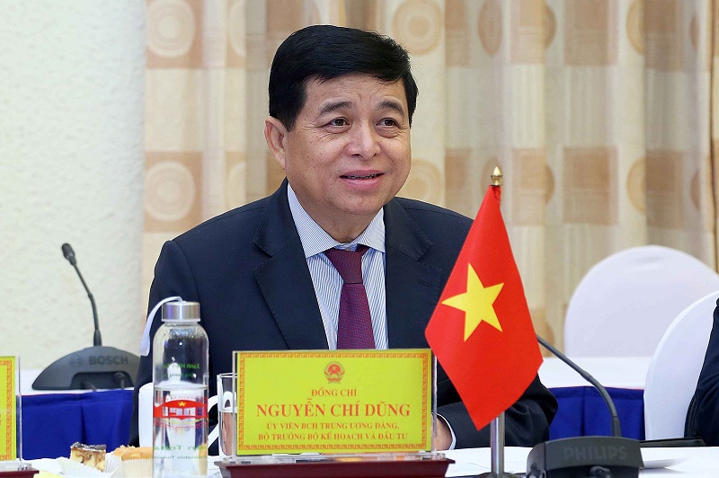 Bộ trưởng Bộ Kế hoạch và Đầu tư Nguyễn Chí Dũng (Ảnh: Minh Trang)