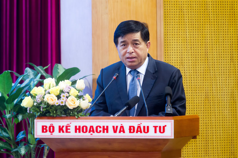 Bộ trưởng Nguyễn Chí Dũng phát biểu khai mạc Hội nghị (Ảnh: Chí Cường)