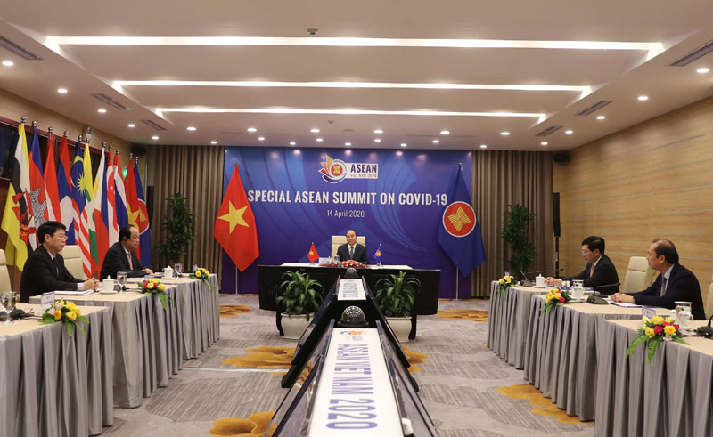 Thủ tướng Nguyễn Xuân Phúc chủ trì Hội nghị Cấp cao đặc biệt ASEAN tháng 4/2020 từ đầu cầu Việt Nam