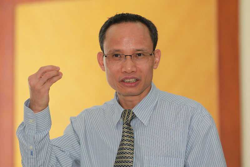 TS. Cấn Văn Lực, Chuyên gia kinh tế trưởng BIDV (Ảnh: Chí Cường)