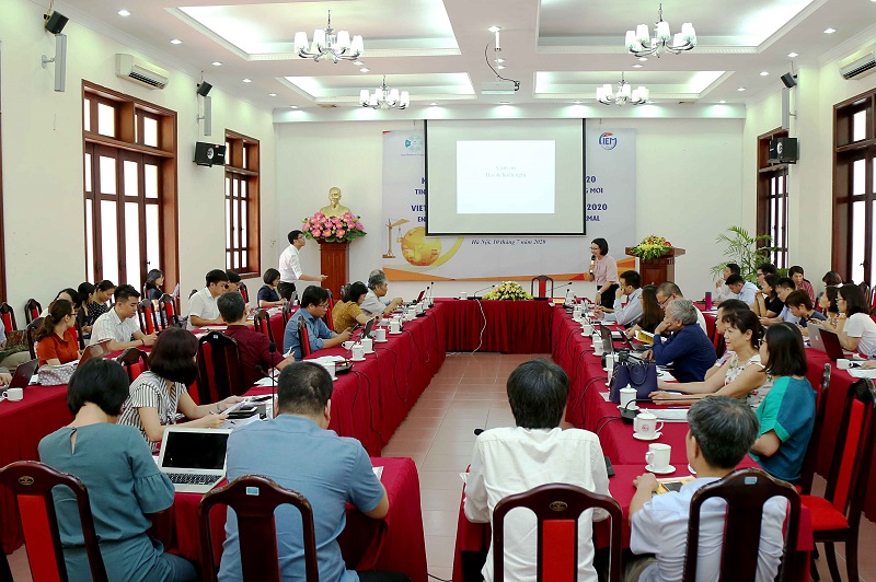Hội thảo kinh tế Việt Nam 6 tháng đầu năm 2020: Tinh thần kiến tạot rong bối cảnh bình thường mới (Ảnh: Minh Trang/MPI)