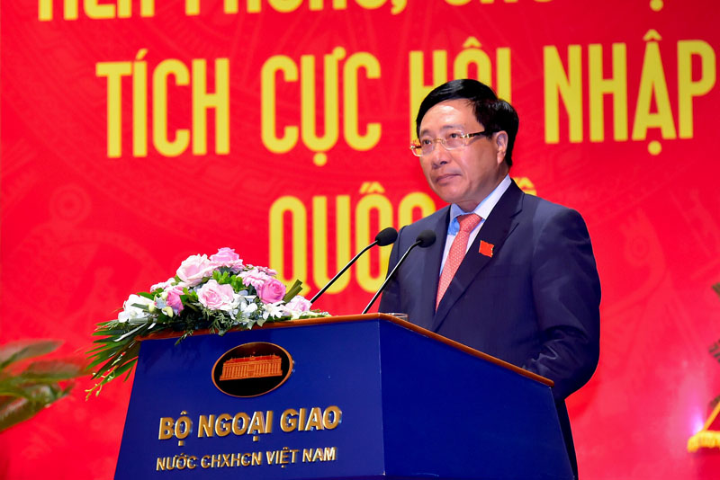 Phó Thủ tướng Phạm Bình Minh đánh giá, những thành công và kinh nghiệm trong nhiệm kỳ vừa qua là cơ sở để Bộ Ngoại giao tiếp tục phát huy và đóng góp vào những thành tựu chung của đối ngoại đất nước