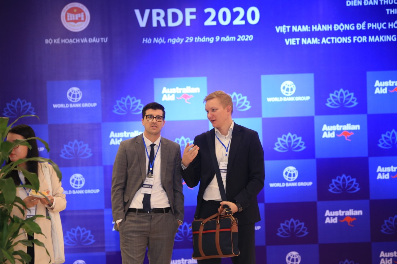 Các đại biểu tham dự VRDF 2020