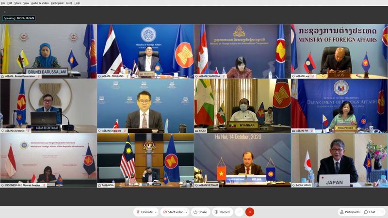 Diễn đàn ASEAN-Nhật Bản lần thứ 35 tổ chức theo hình thức trực tuyến