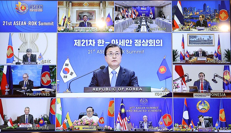 Các nhà lãnh đạo ASEAN và Hàn Quốc tham dự Hội nghị