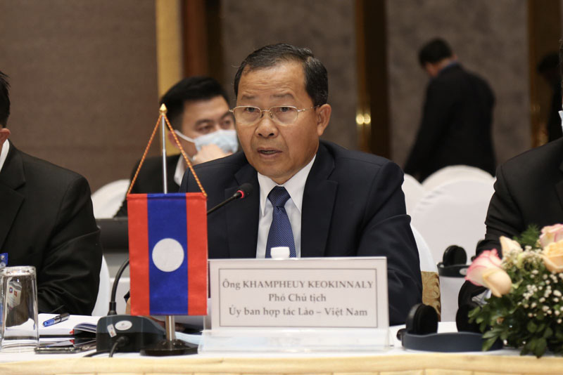 Thứ trưởng Bộ Kế hoạch và Đầu tư Lào Khamphoi Keokinnaly (Ảnh: Minh Trang)