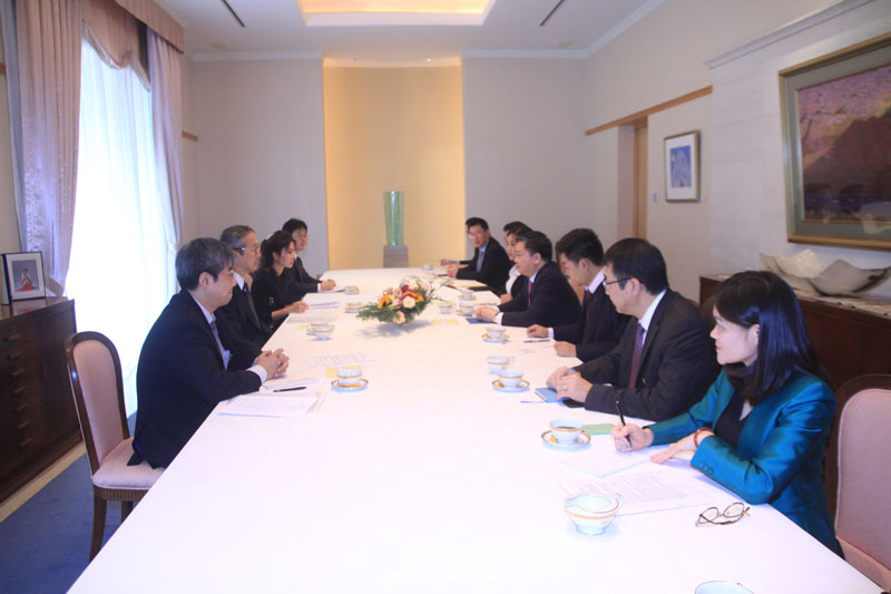 Đại sứ Yamada Takio tiếp Đoàn công tác VietinBank