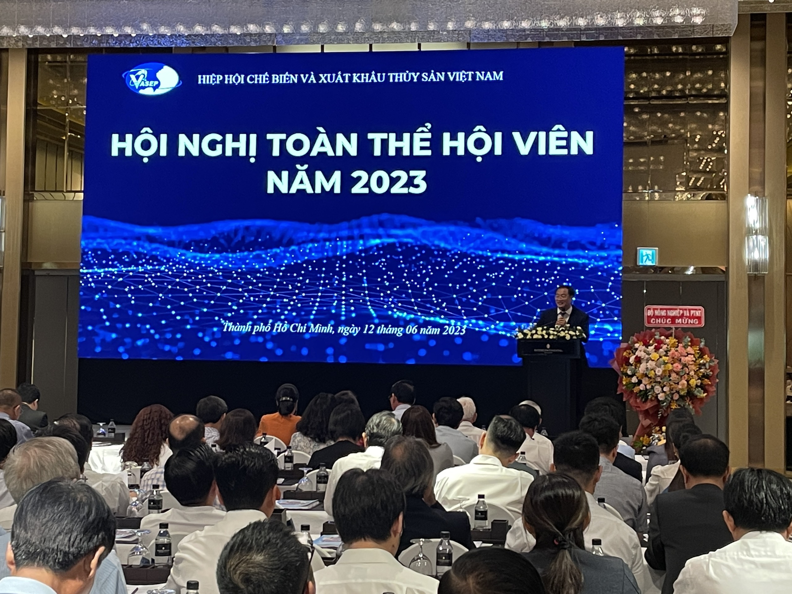 Hội nghị Toàn thể hội viên Hiệp hội Chế biến và Xuất khẩu thủy sản Việt Nam 2023.