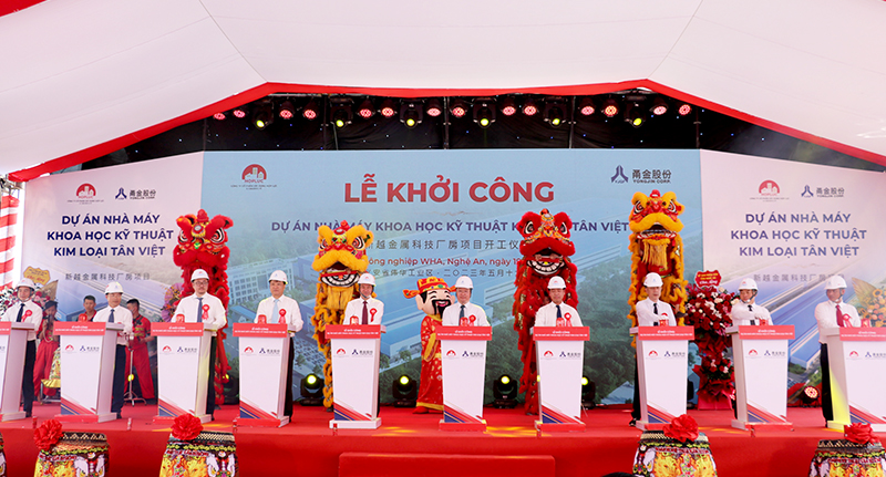 Quang cảnh lễ khởi công Dự án