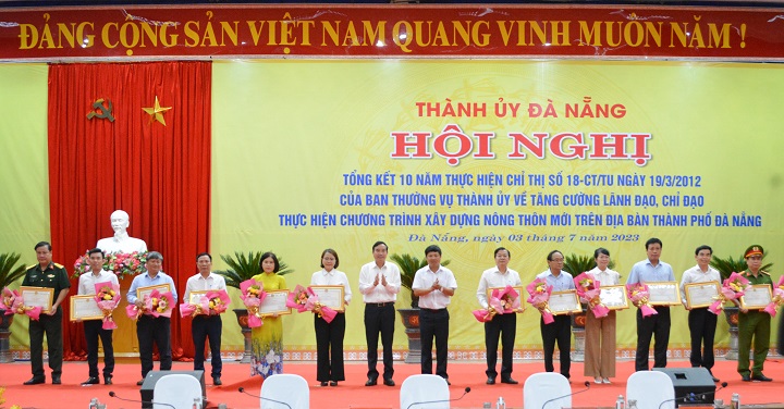 Hội nghị Tổng kết 10 năm thực hiện Chỉ thị số 18- CT/TU ngày 19.3.2012 của Ban Thường vụ Thành ủy về tăng cường lãnh đạo, chỉ đạo thực hiện chương trình xây dựng nông thôn mới