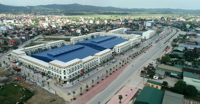 Một góc Khu đô thị tại Huyện Đô Lương nhìn từ trên cao 2