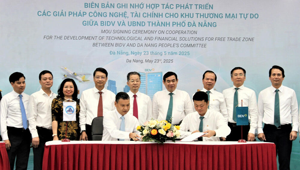 Lễ Ký kết biên bản hợp tác ghi nhớ giữa UBND TP Đfa Nẵng và Đại diện ngân hàng BIDV
