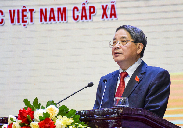 Phó Chủ tịch Quốc hội Nguyễn Đức Hải phát biểu 
