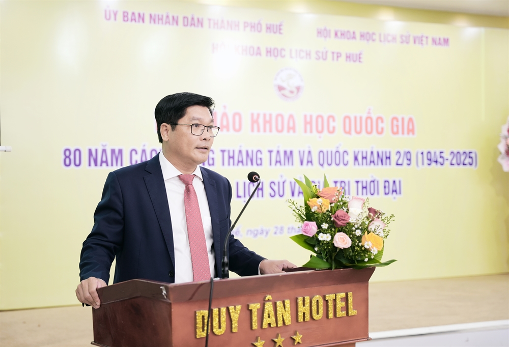 Phó Chủ tịch UBND thành phố Nguyễn Chí Tài phát biểu khai mạc