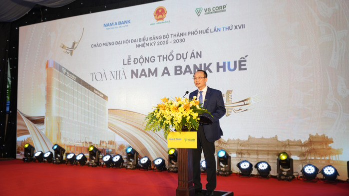 Phó Chủ tịch UBND thành phố Phan Quý Phương phát biểu tại lễ khởi công