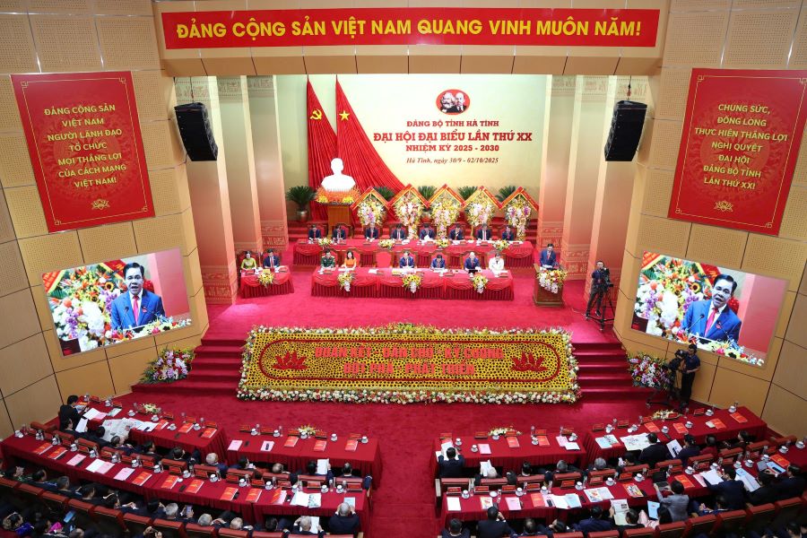 Đại hội diễn ra phiên khai mạc chính thức vào sáng 01.10