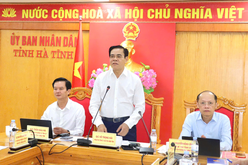 Chủ tịch tỉnh Hà Tĩnh phát biểu kết luận