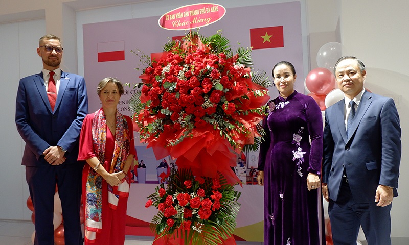 Văn phòng Lãnh sự danh dự Cộng hòa Ba Lan tại Đà Nẵng tổ chức lễ khai trương trụ sở