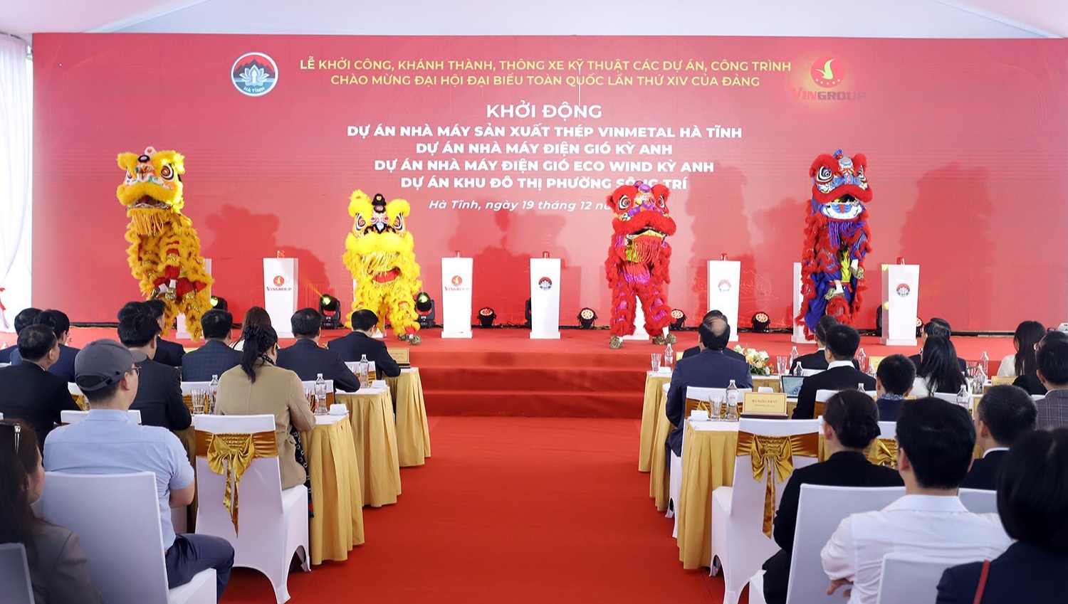 Lễ khởi động 4 Dự &aacute;n của Tập đo&agrave;n Vingroup tại H&agrave; Tĩnh