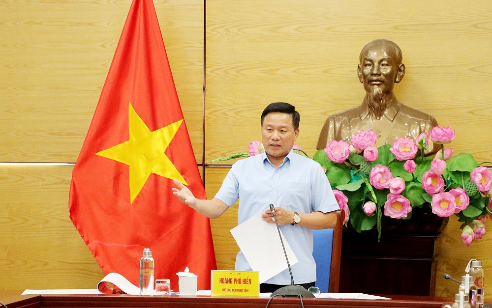 Ph&oacute; chủ tịch Ho&agrave;ng Ph&uacute; Hiền ph&aacute;t biểu