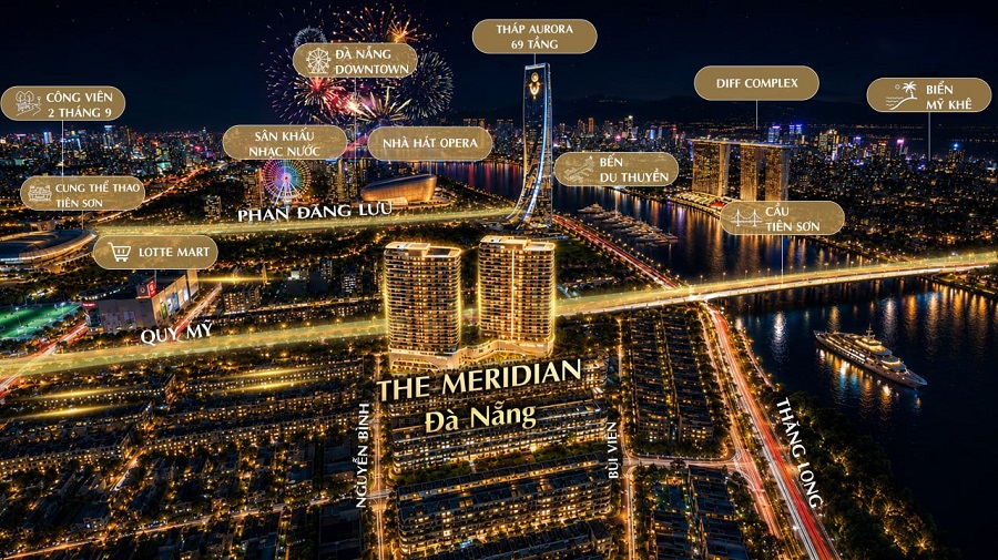 The Meridian Đà Nẵng Sống giữa tâm điểm kết nối bên bờ sông Hàn