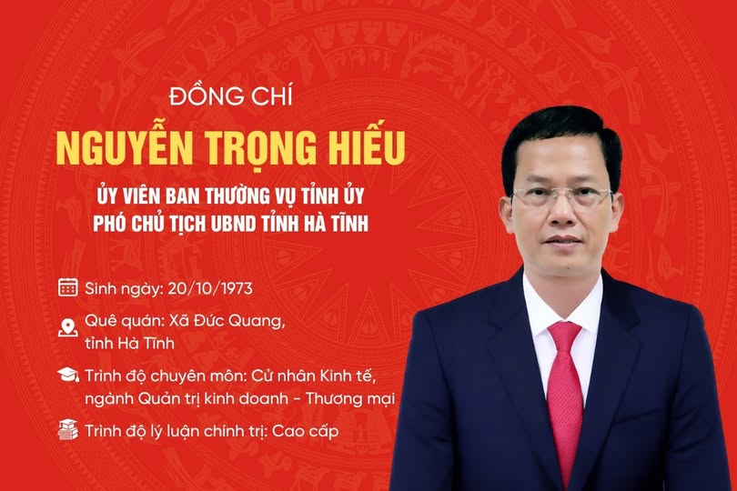 H&agrave; Tĩnh bầu th&ecirc;m chức danh Ph&oacute; Chủ tịch UBND tỉnh đối với &Ocirc;ng Nguyễn Trpojng Hiếu
