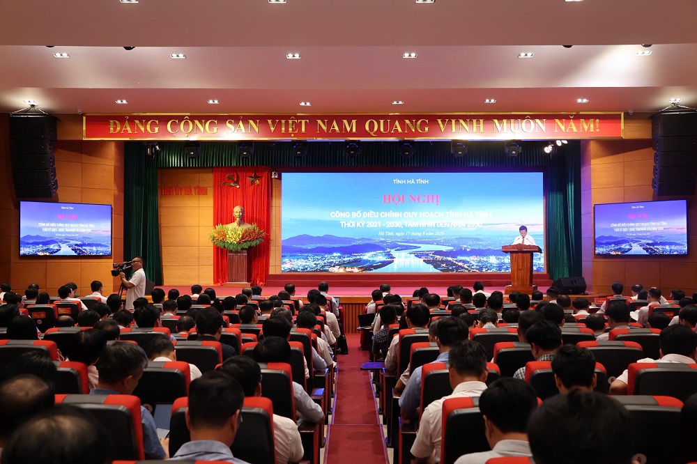 Hội nghị công bố điều chỉnh Quy hoạch tỉnh Hà Tĩnh vừa diễn ra