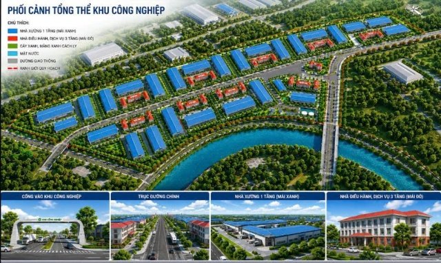 Phối cảnh tổng thể KKT Hoành Sơn