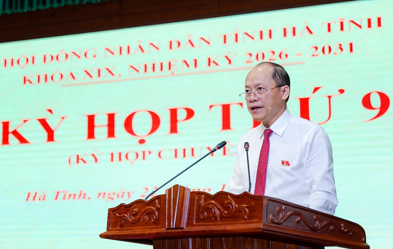 Nguyễn Hồng Lĩnh - Ph&oacute; B&iacute; thư Thường trực Tỉnh ủy, Chủ tịch HĐND tỉnh bế mạc kỳ họp