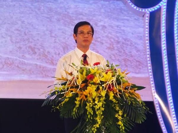 ông Nguyễn Đình Xứng, Chủ tịch UBND tỉnh Thanh Hóa phát biểu tại buổi lễ