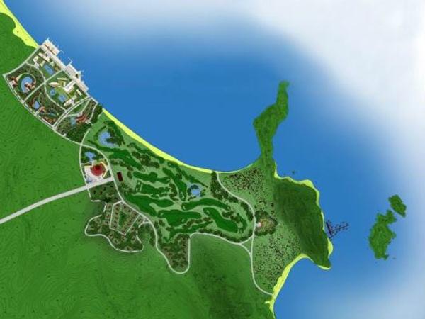 Phối cảnh tổng thể Dự án Quần thể sân golf, resort, biệt thự nghỉ dưỡng và giải trí cao cấp FLC Nhơn Lý