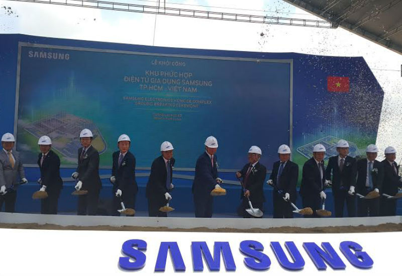 Lễ khởi công Khu phức hợp điện tử gia dụng SamSung TP.HCM - Việt Nam