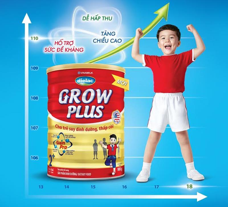 Dielac Grow Plus “đặc chế” cho trẻ suy dinh dưỡng, thấp còi bắt kịp đà tăng trưởng