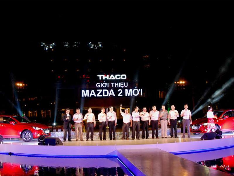 Lễ ra mắt 2 phiên bản xe sedan và hatchback dòng Mazda2 tại thị trường Việt Nam.