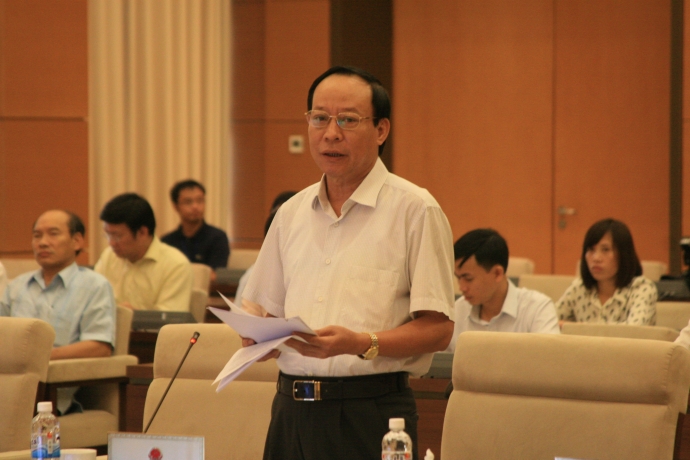 Thượng tướng Lê Quý Vương - Thứ trưởng Bộ Công an giải trình thêm trước Ủy ban Thường vụ Quốc hội
