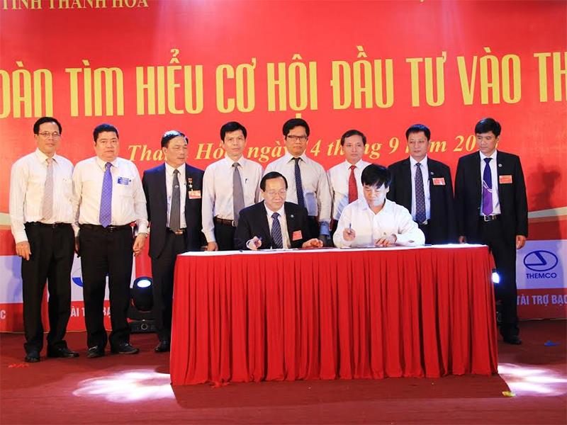 Công ty CP Bình Minh Sơn Hà ký kết hợp tác với Sở Khoa học & Công nghệ Thanh Hóa sản xuất phụ gia pha chế xăng sinh học
