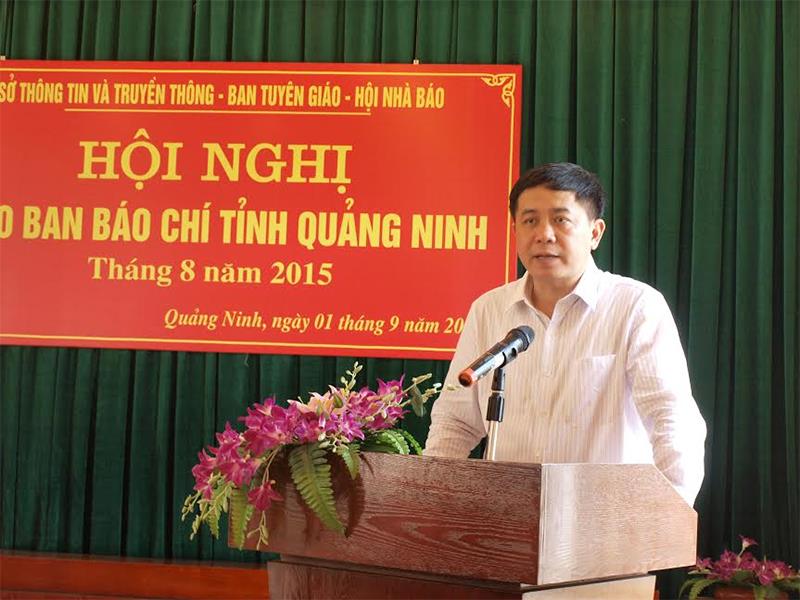 Ông Mai Vũ Tuấn Giám đốc sở Thông tin truyền thông tỉnh Quảng Ninh